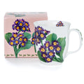 Botanical Flowers Purple Primrose Java Mug