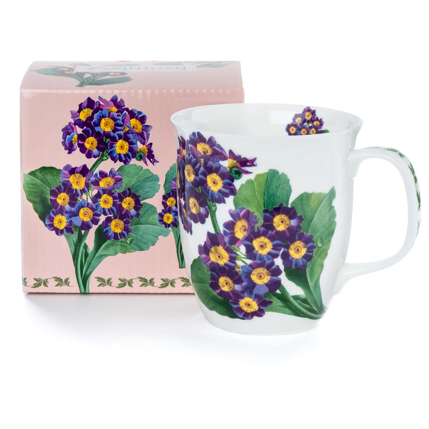 Botanical Flowers Purple Primrose Java Mug
