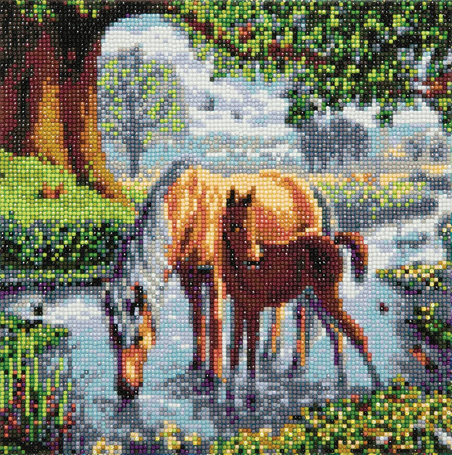 Crystal Art : Fell Ponies