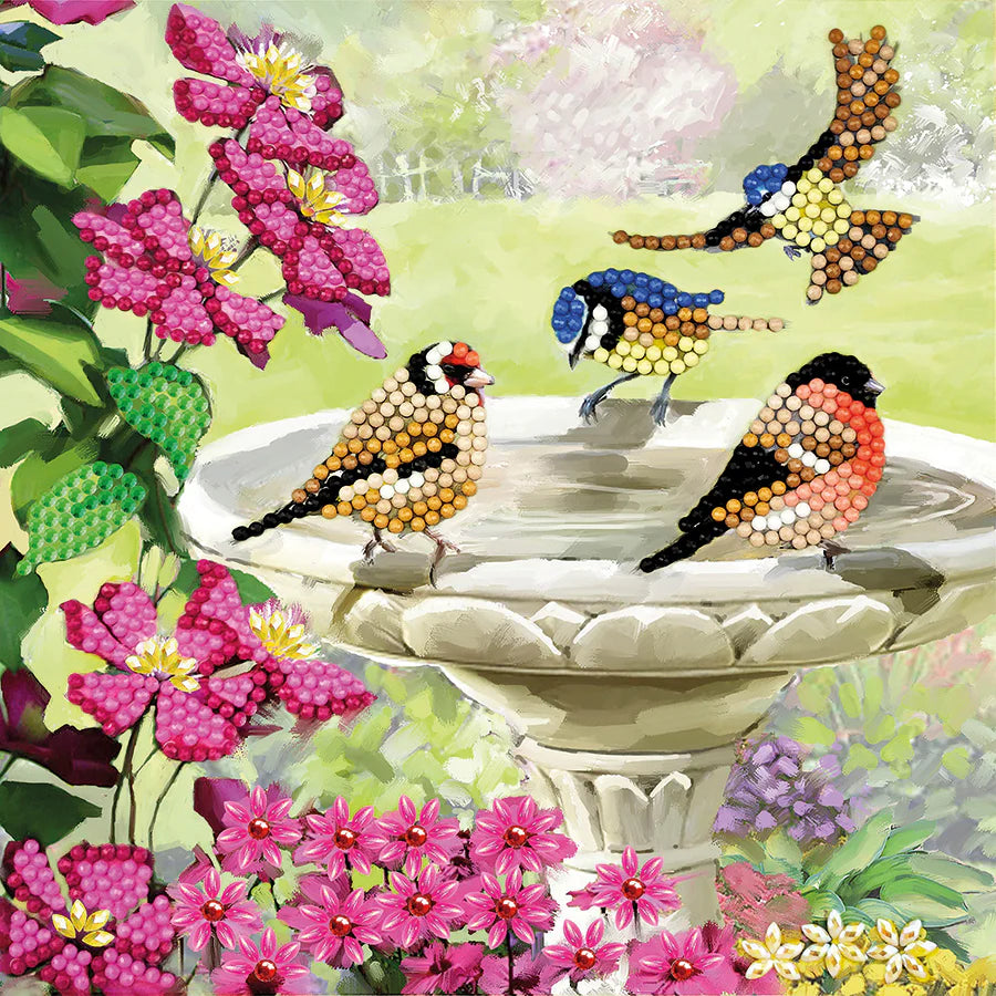 Crystal Art Card Kit: Birds