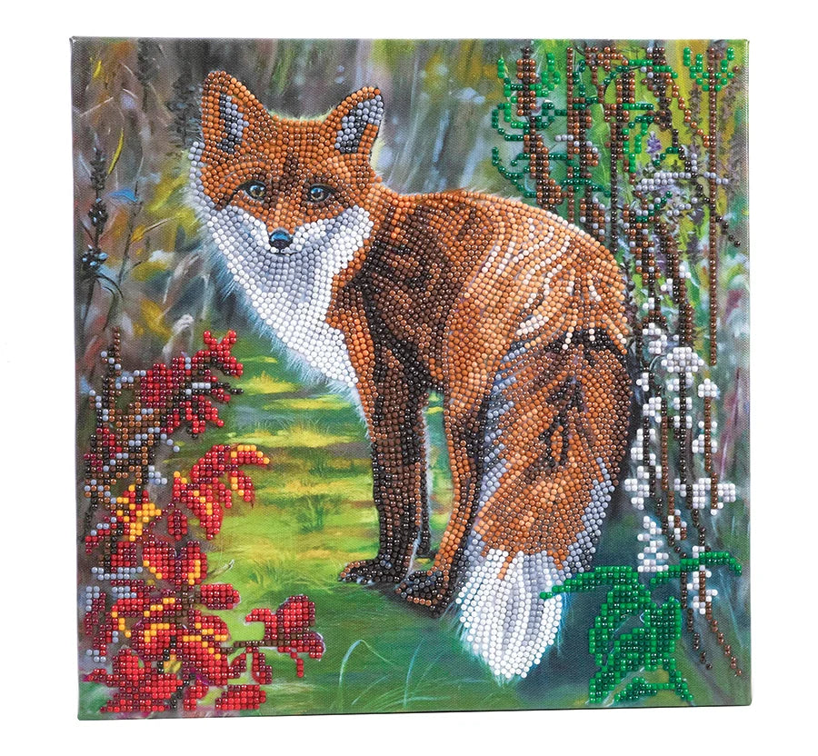 Crystal Art Mounted Kit: Autumn Fox