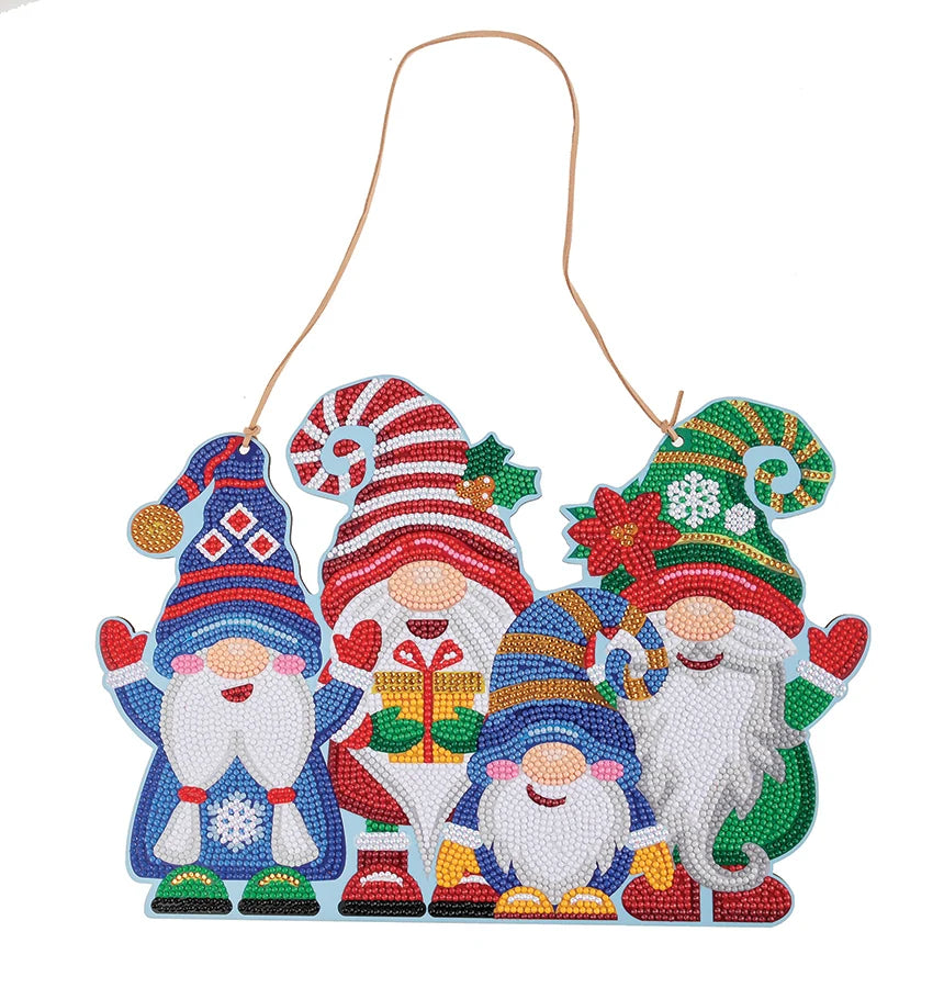 Crystal Art Deco Kit: Hanging Gnomes