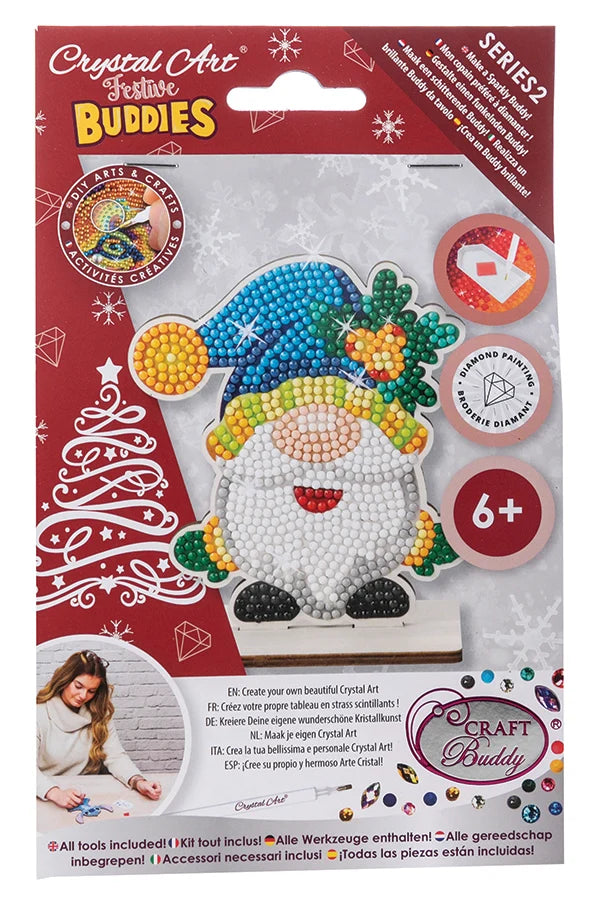 Crystal Art Festive Buddies: Gnome