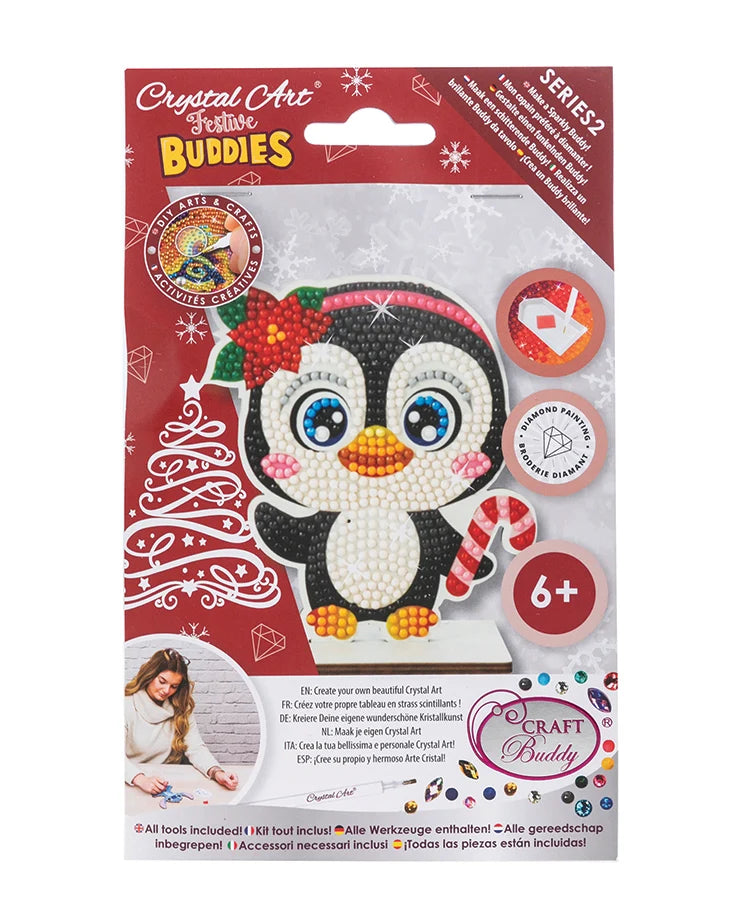 Crystal Art Festive Buddies: Penguin