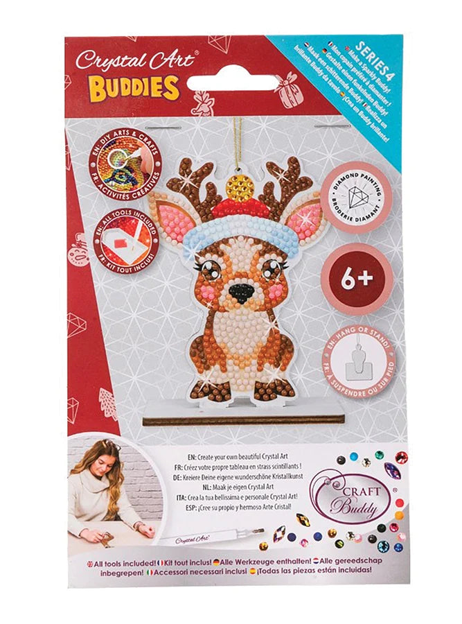 Crystal Art Ornaments: Reindeer