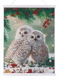 Crystal Art Scroll Kit: Snowy Owls