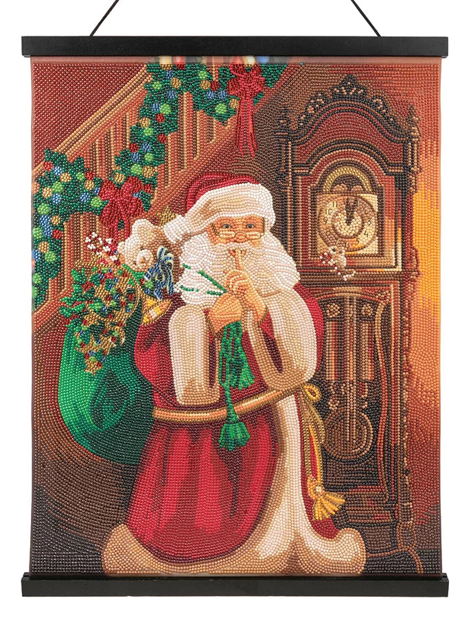 Crystal Art Scroll Kit: Santa's Secret