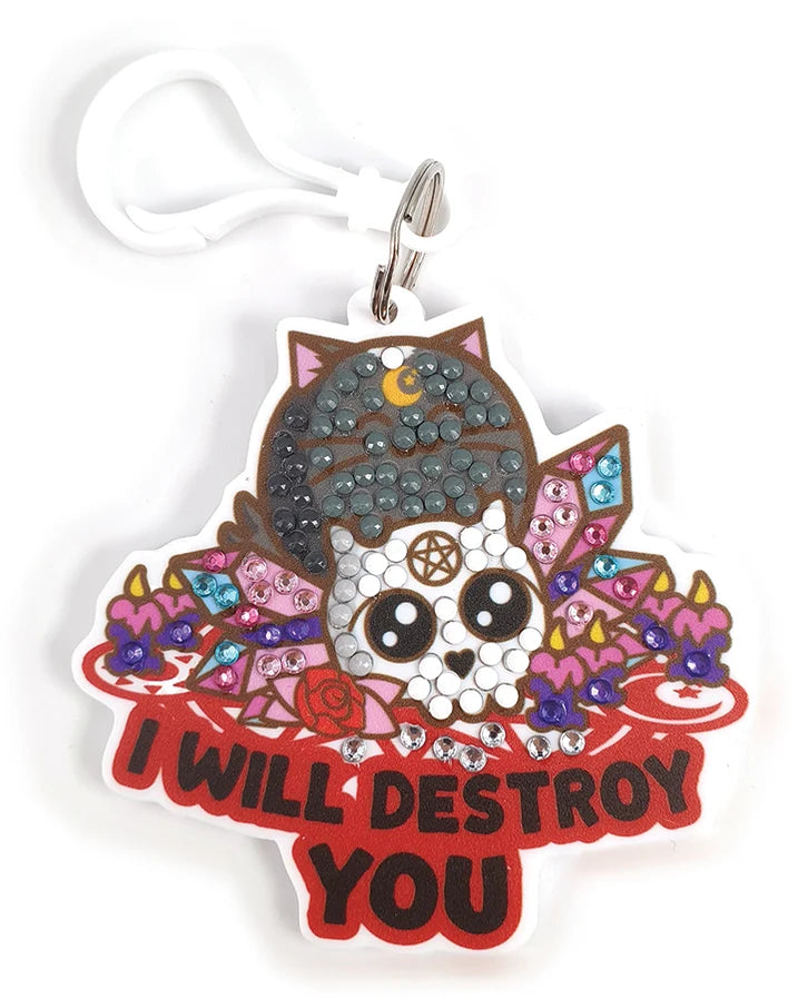 Crystal Art Bag Charms: Pixel