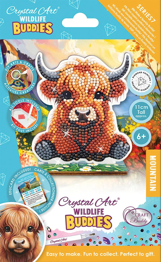 Crystal Art Buddies: Highland Cow