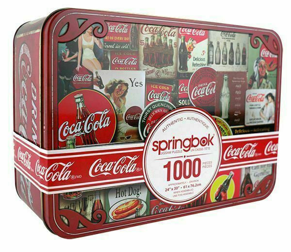 Springbok Coca-Cola Tin Signs 1000pc puzzle