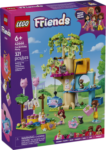 Lego 42666 Cat Birthday Party & Tree House