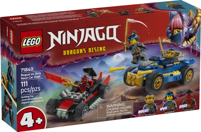 Lego 71840 Rogue vs. Drix Race Car