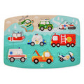 EMERGENCY VEHICLES PEG PUZZLE