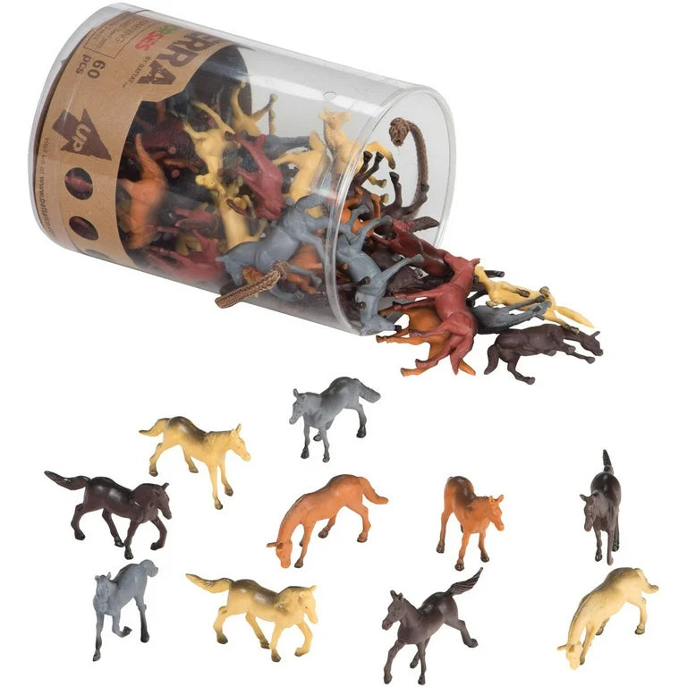 Terra Miniture Horses, 60pc