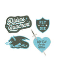 Rebecca Yarros's Fourth Wing: Fly or Die Stickers - Sticker Set of 4 - Pre Order