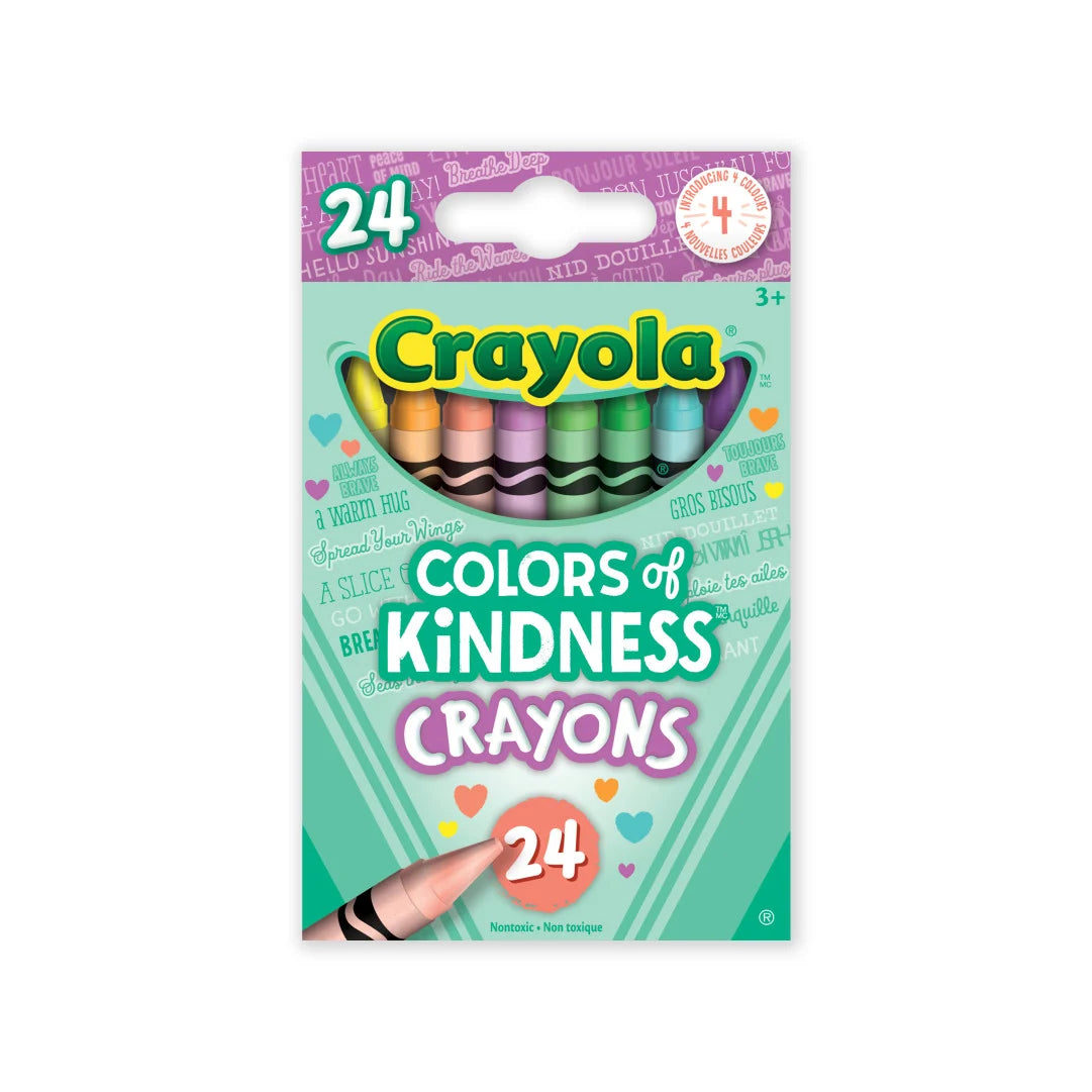 Crayola Colors of Kindness Crayons, 24 Count