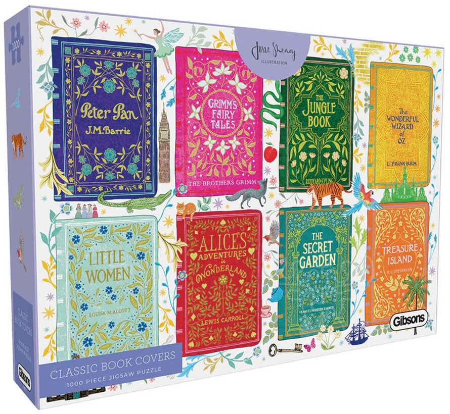 Gibsons Puzzle- Classic Book Covers 1000pc