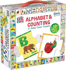 Briarpatch Puzzle- World of Eric Carle -Alphabet & Counting