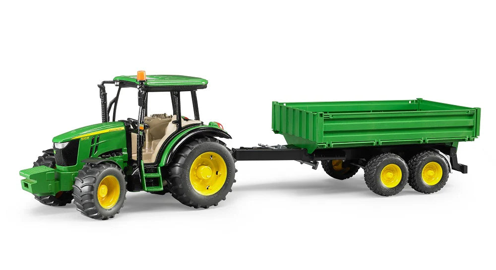 Bruder John Deere 5115 M with Tipping Trailer 09816