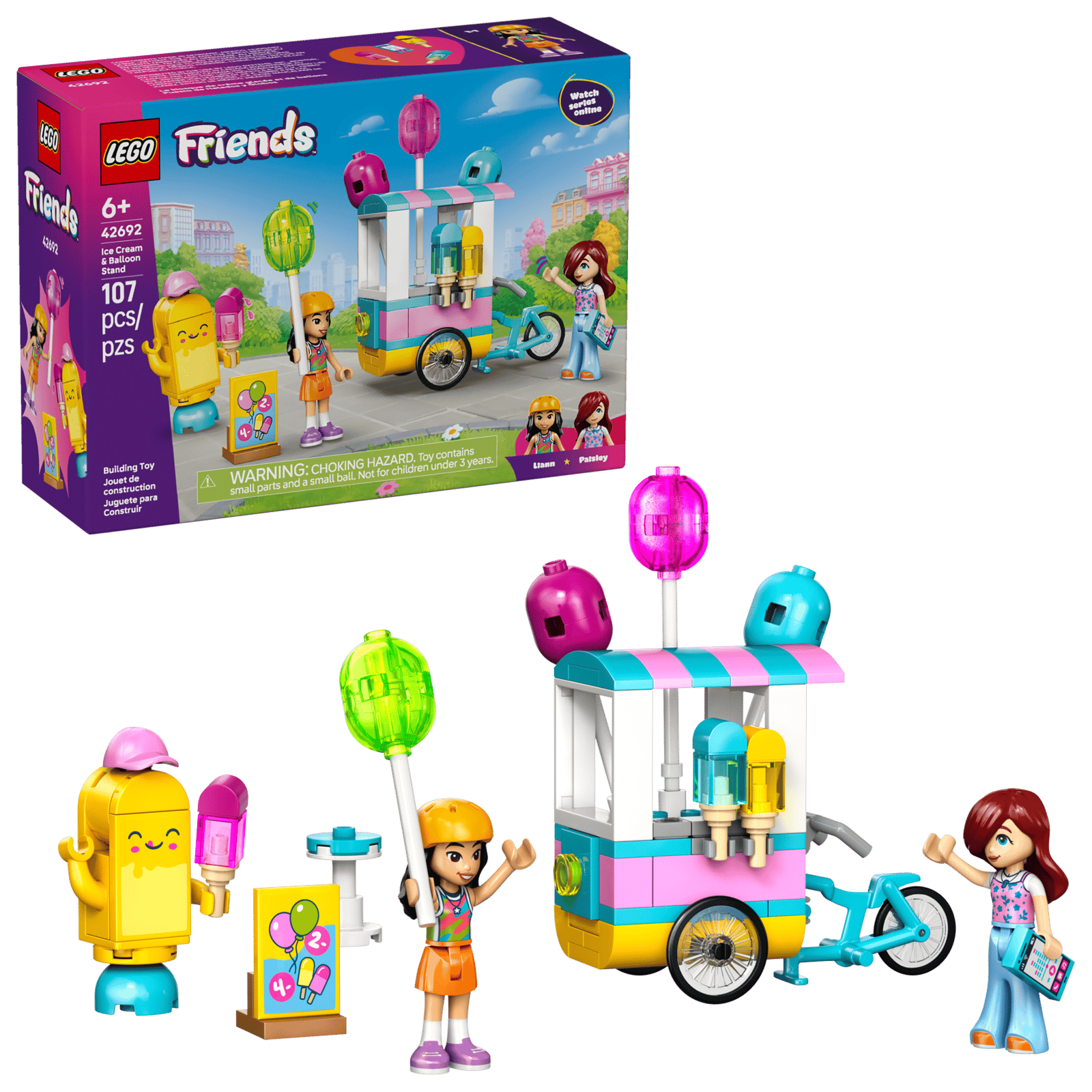 Lego 42692  Ice Cream & Balloon Stand