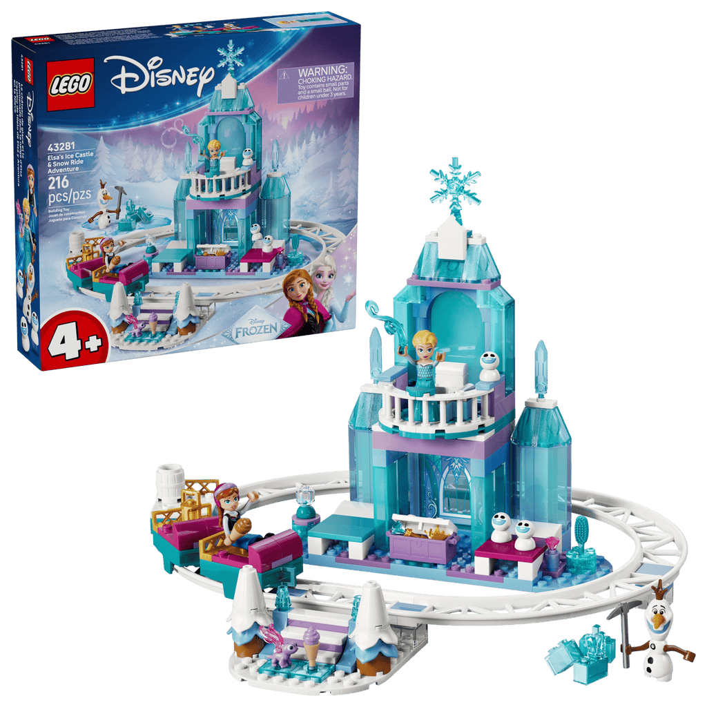 Lego 43281 Frozen Elsa's Ice Castle & Snow Ride Adventure