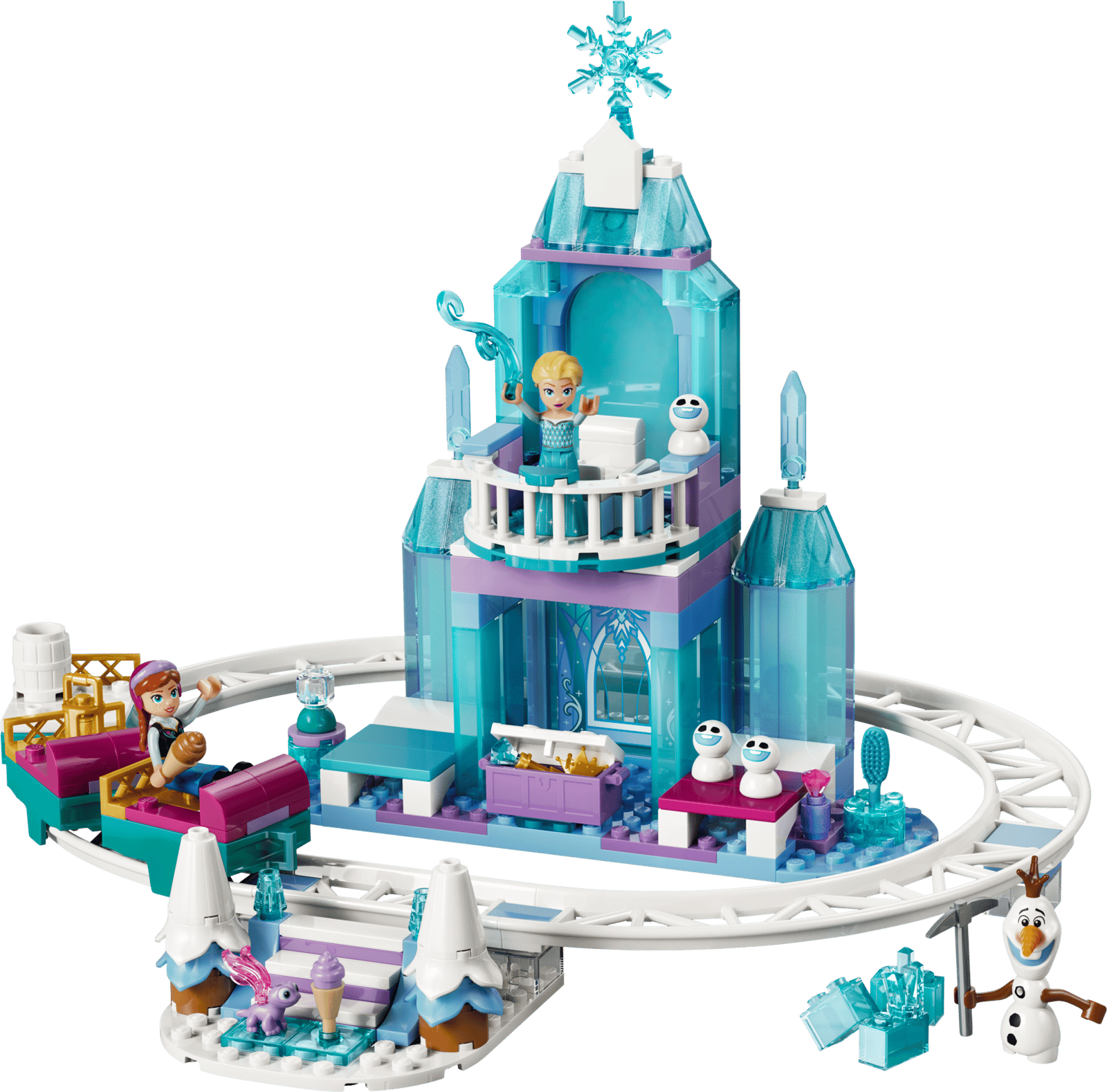Lego 43281 Frozen Elsa's Ice Castle & Snow Ride Adventure
