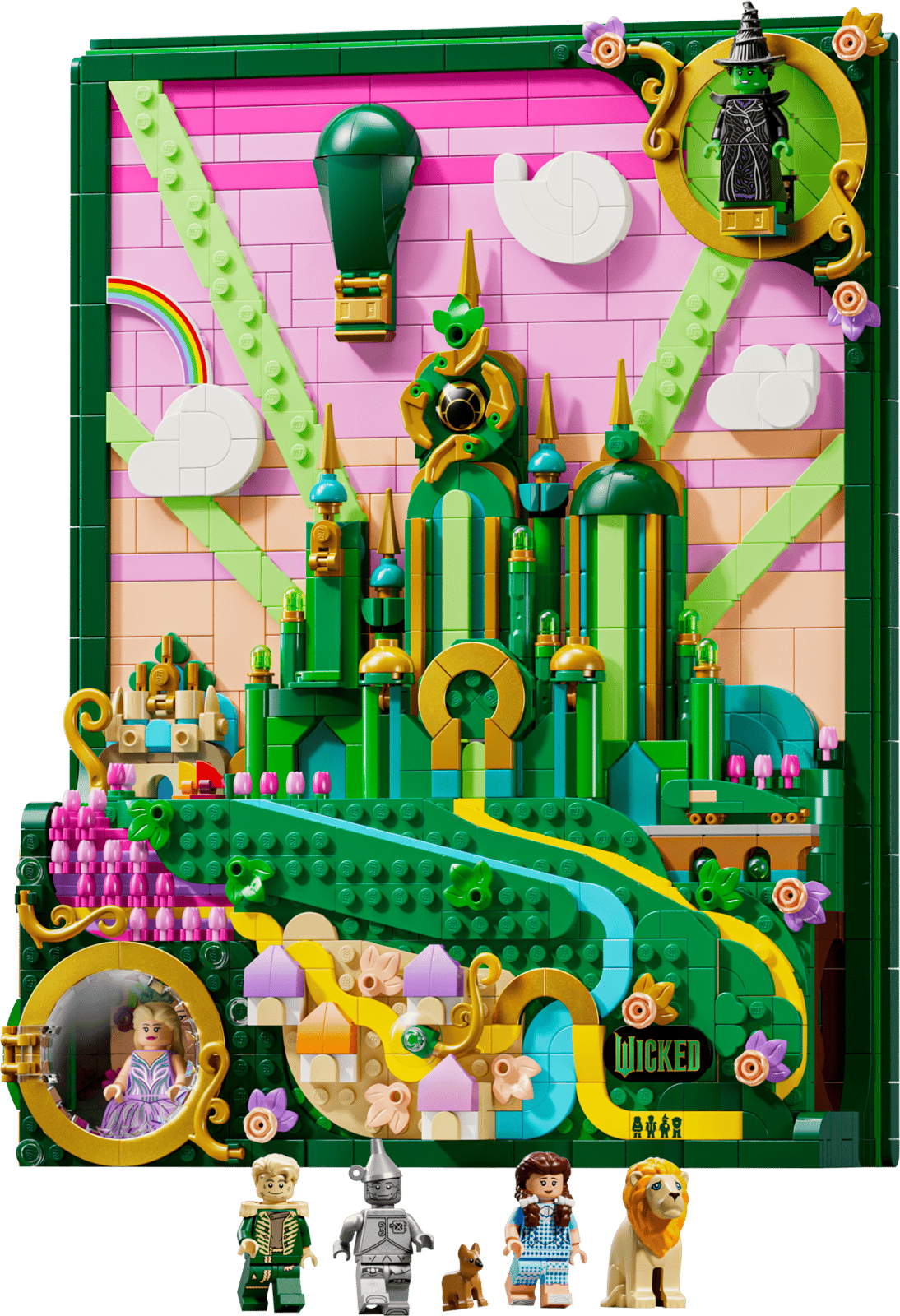 Lego 75685 Emerald City Wall Art