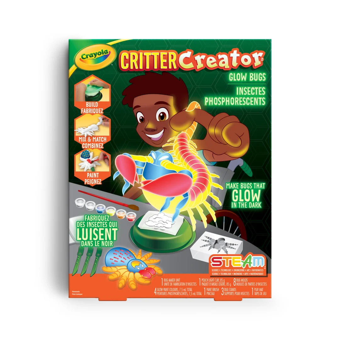 Crayola Critter Creator Kit, Glow Bugs