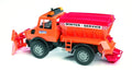 Bruder Mercedes-Benz Unimog Winter Service with Snow Plow 02572