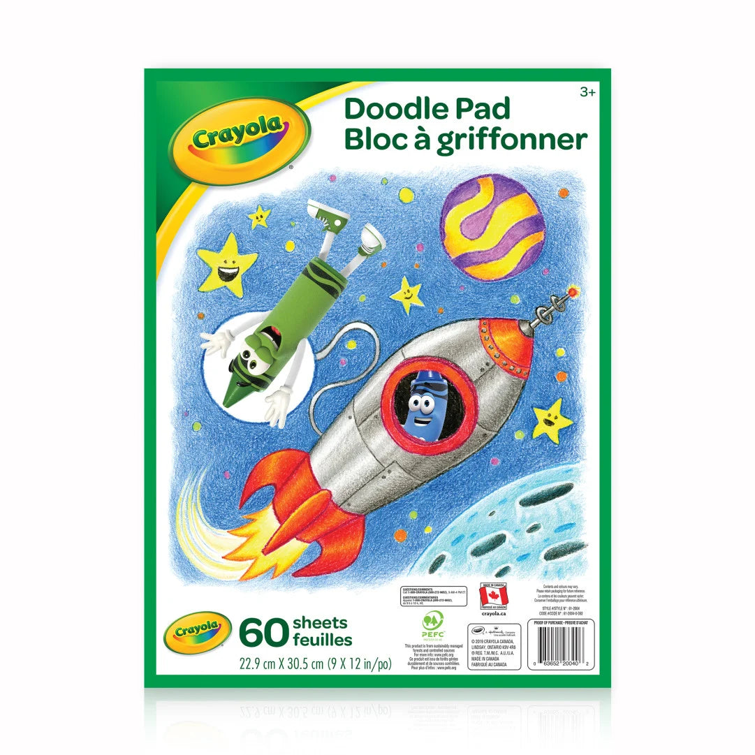 Crayola Doodle Pad, 60 Pages