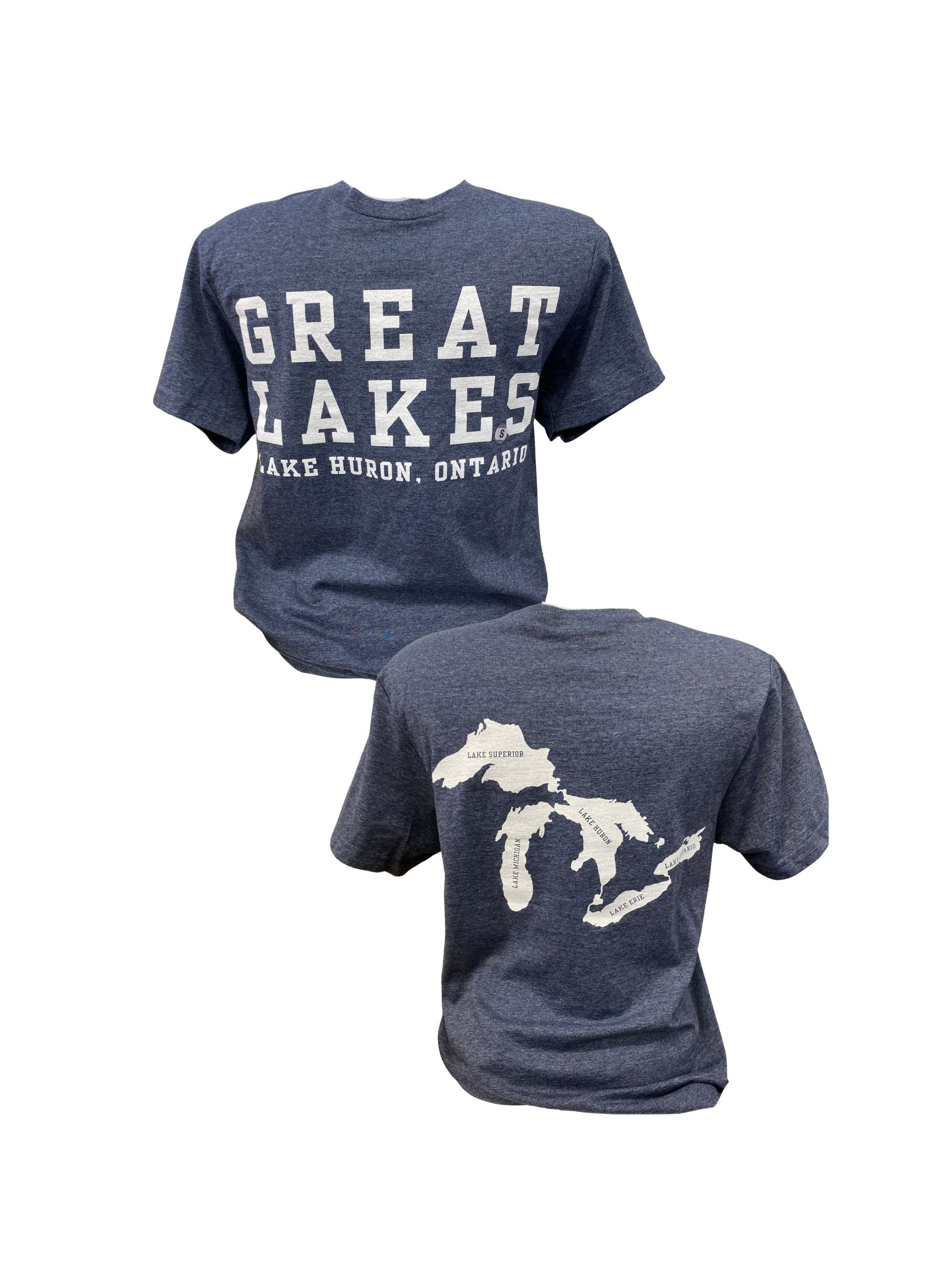 Great Lakes T-shirt - Heather Navy