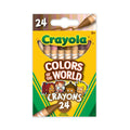 Crayola Colors of the World Skin Tone Crayons, 24 Count