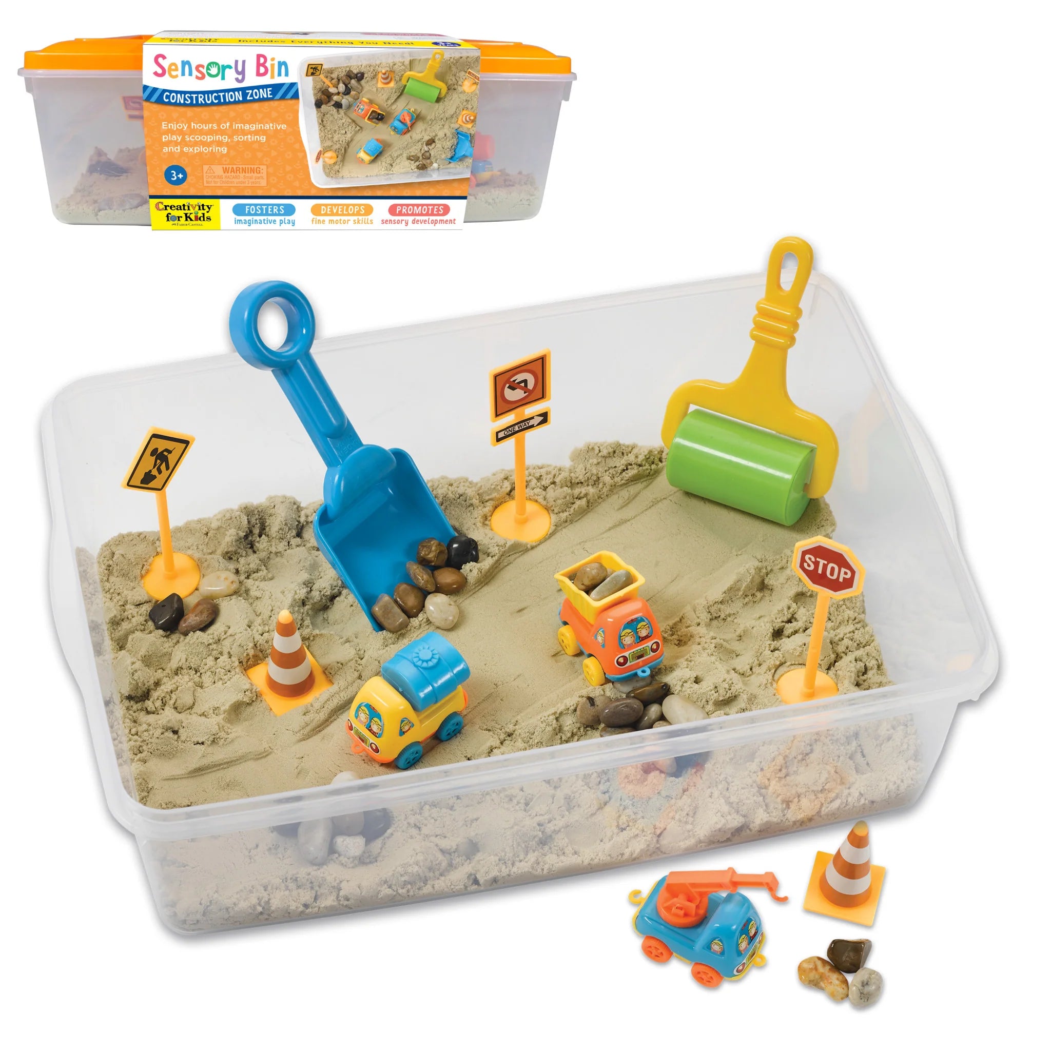 Sensory Bin : Construction Zone