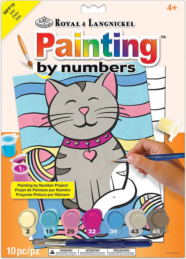 Paint By Numbers : Kitten