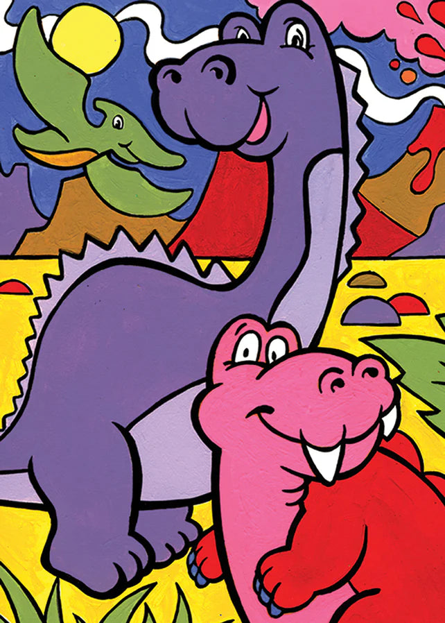 Paint By Numbers : Dinosaurs