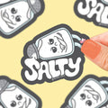 Salty- Vinyl Sticker