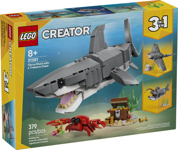Lego 31381 Fierce Shark
