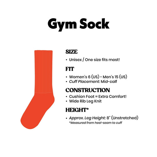 Bird Nerd Gym Crew Socks