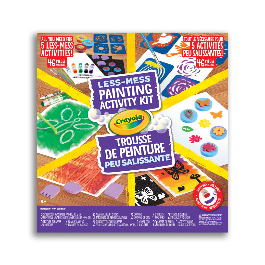 Crayola Less Mess Painting Activity Kit