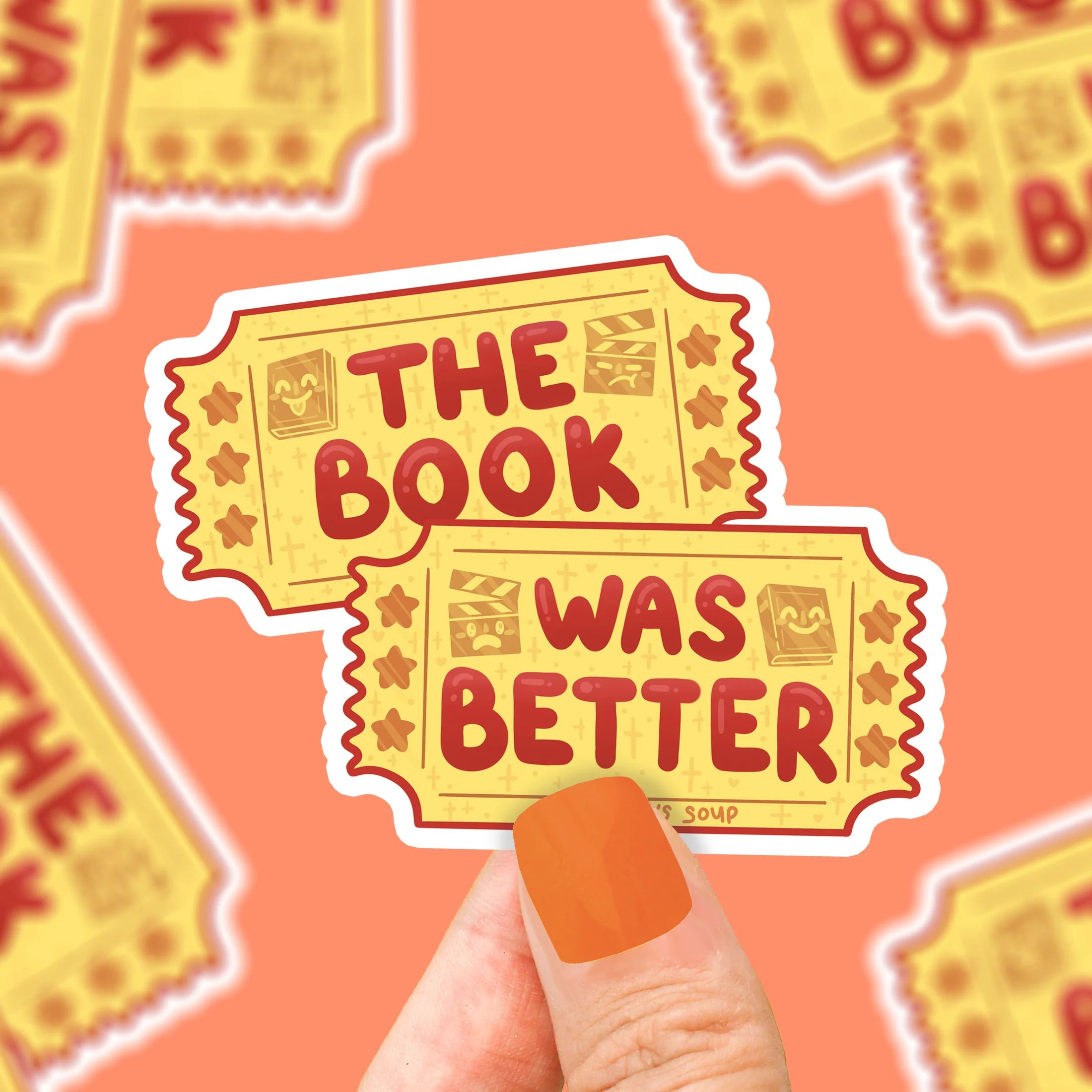 The Book Was Better- Vinyl Sticker