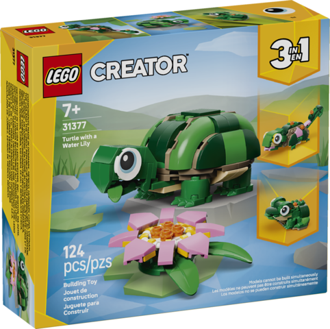 Lego 31377 Turtle with a Water Lily Flower