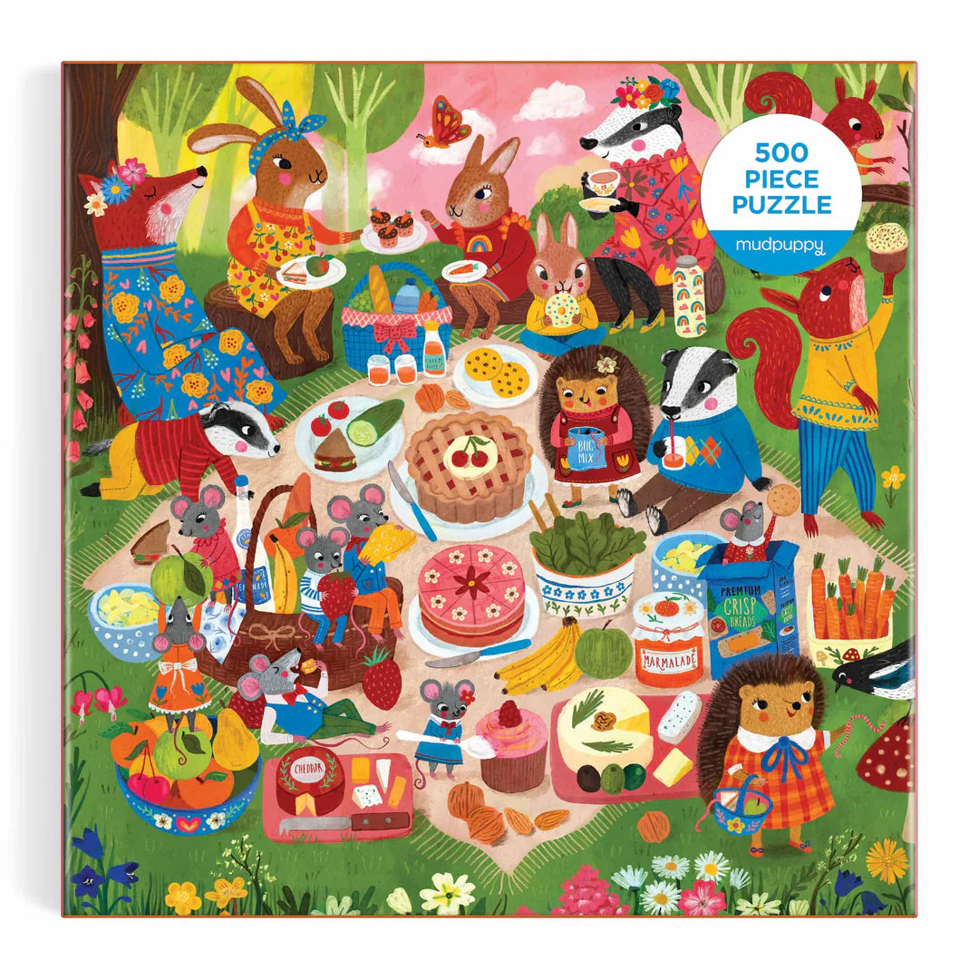Mudpuppy puzzle - Woodland Picnic 500pc