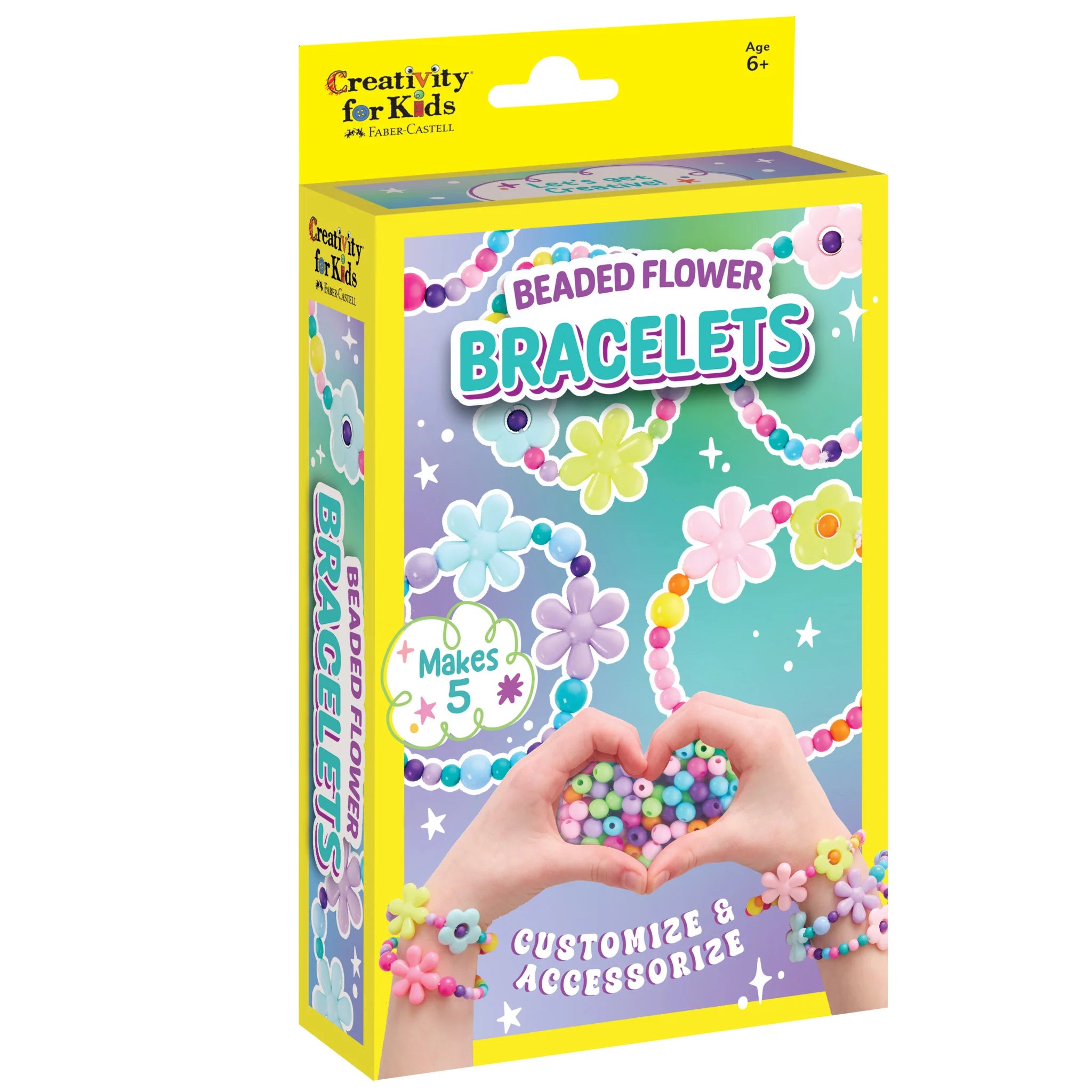 Mini Kit Beaded Flowers Bracelet